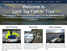 Tablet Screenshot of lochtayfishntrips.co.uk